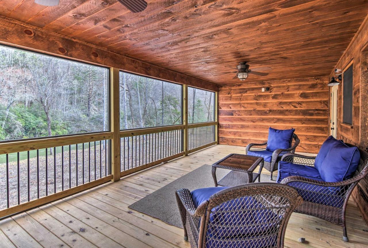 Modern Murphy Cabin With Nottely River Views! المظهر الخارجي الصورة